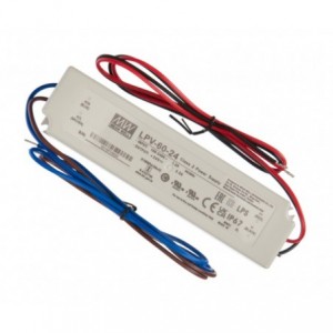 Power Supply Encl. LED Driver IN220V OUT24V 2A5 60W LPV-60-24