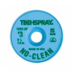 DESOLDERING WICK / TAPE 3 W1.9mm GREEN (NO-CLEAN) 1.5m/ROLL 1822-5F 3