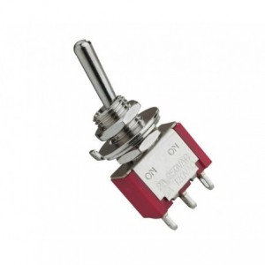 MINI TOGGLE SWITCH SPDT ON-ON 3A P/M &amp; SOLDER - DEBULK MTS-102R
