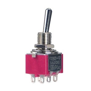MINI Toggle Switch Dpdt ON-ON Sol T8011-SEBQ- H-Z54