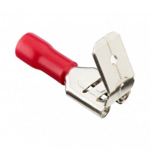 6.35mm RED PRE-INSULATED STACK TERMINAL MALE + FEMALE SG57671RD