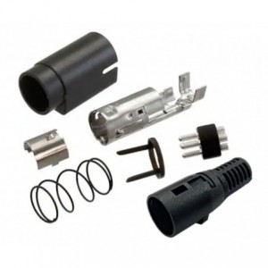 PLUG CIRCULAR IN-LINE 4W 6mm TAIL UNASSEMBLED KPPX-4P