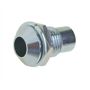 LED HOLDER 5mm CHROMED CONVEX LOSE RUBBER R736X
