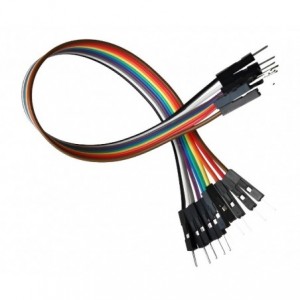 JUMPER LEADS 200mm PLUG-PLUG M/C - 10P/BAG ME18-010-02-PP-MULTI