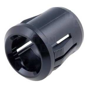 10MM Plastic Clip In LED Holder Black LED-10B