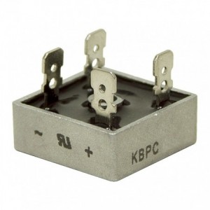 Aluminium Diode Bridge Rectifier Square 1KV 50A KBPC5010