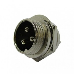 M16 3W P/M-MIC-PLUG 5A 125V Aviation Connector M5902B