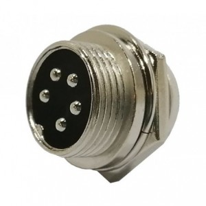 M16 5W P/M-MIC-PLUG 5A 125V Aviation Connector M5902D