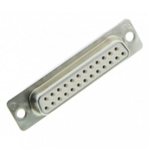 Solder D-SUB Socket 25W Panel Mnt DB-25S / DB25STW2NTS