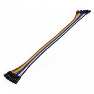 JUMPER LEAD FLEX TYPE 200mm SOCKET-SOCKET MULTI-10P/BAG ME18-010-02-SS-ASS
