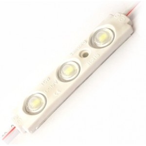 LED MODULE 3x COOL WHITE- 6000Kmd 1.2W in-line 7013-5630-WHT-1.2W