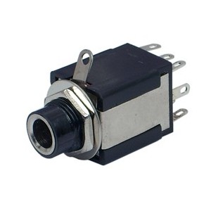 6.3mm STEREO SOCKET 7PIN TAGGED PANEL MOUNT SJ-207P-1