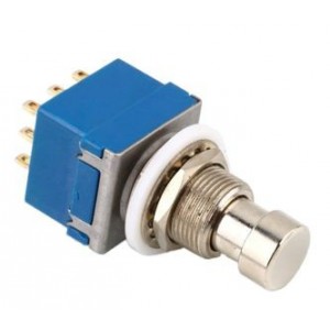 Push Button Guitar Foot Switch Tpdt ON-ON PBS-24-302