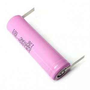 RECHARGABLE LI-ION BATTERY CELL 3V6 3AH 18x65mm W/ TAGS INR18650-30Q-T