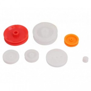 Assortment of Plastic Pulleys 7pcs