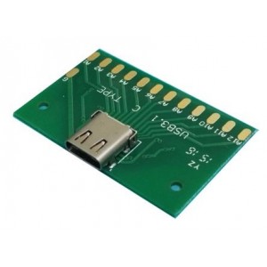 USB3.1 Socket TYPE-C Breakout PC Board 180647