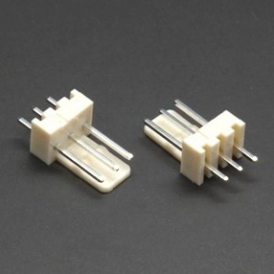 Header Sil Str 3W F/L P2.5 White W2542L-03