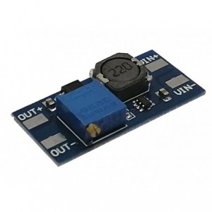 DC-DC STEP-UP I2-24V O3-27V 2A Boost Converter - No Holes MT3608