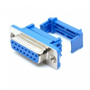 IDC D-SUB SOCKET 15W METAL MNT &amp; PLASTIC STRAIN - DEBULK 210341