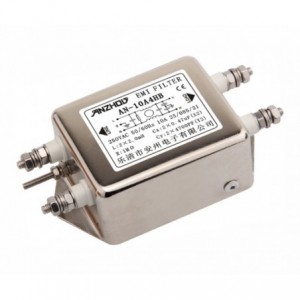 EMI/EMC Cassis Mount Filter 10A 250VAC AN-10A4HB