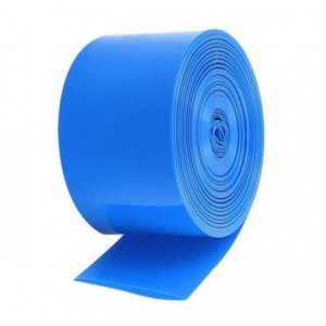 SLEEVING HEATSHRINK PVC 30mm BL FLAT51 - 100m/REEL 190502 *T-30*
