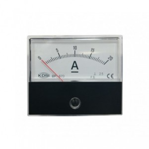 PANEL AMMETER 20A DC 70x60x35mm BP-670 DC20A