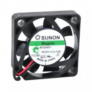 5VDC AXIAL COOLING FAN 30sqx6mm VAPO 4.9CFM LEAD MF30060V1-10000-A99