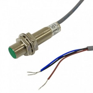 PROXIMITY SENSOR MINI ROUND TYPE N.O PNP 2mm DISTANCE 3WIRE LEAD PM12-02P