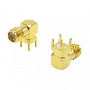 SMA SOCKET R/A 4PIN 5.08mm - PRICED PER EACH SMA-KWE