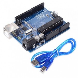 Arduino Uno R3 Develop. With Dip Chip + USB Lead MB0037