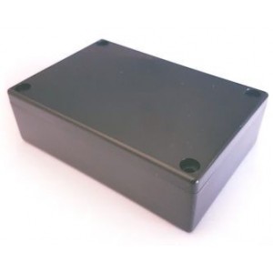 ENCLOSURE PLASTIC BOX 2 BLACK 82x55x25mm POT-2-BK