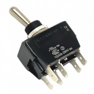 Large Toggle Switch Dpdt ON-OFF-ON 16A 250VAC B1303