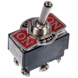 Large Toggle Switch Dpdt ON-OFF-ON Screw Terminal B066
