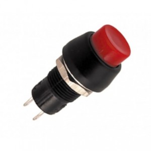 M10 Push Button Switch Latching Spst 3A 125VAC B167A-RD