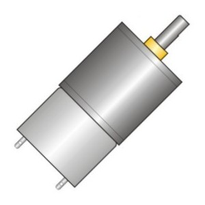 Geared Planetary Motor 6VDC 0.1A 7.5RPM MG-25GA310-355