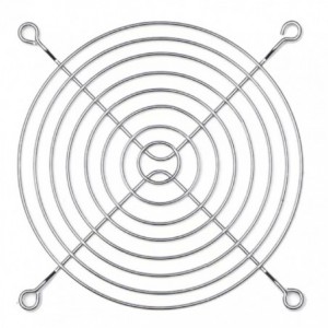 US-METAL FINGER/FAN GUARD SILVER 120mm- STRAIGHT SM7240E
