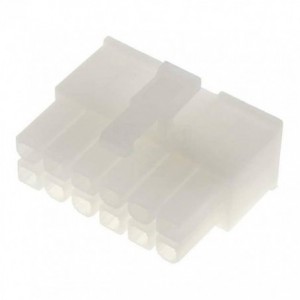 Connector Housing Socket Dual Row 12W 5557 YY8CRA12