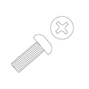SCREW NYLON CHEESE HEAD M3x6 M3-6