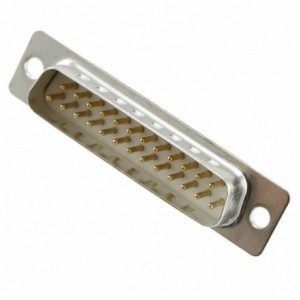 Plug D-SUB 25W Pcb Straight Metal YEN25P