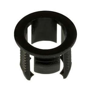 5mm LED HOLDER FOR PLASTIC PANEL - RING OPTIONAL HY5031