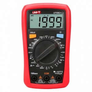 Hand Held Multimeter / Dmm 3 1/2 Digits UT33C+