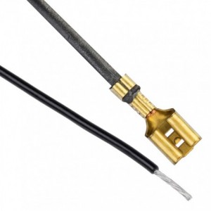 Wire M/S CSA2.5 OD3.3 PUSH-ON Terminal End Black SIAF2.5-BK