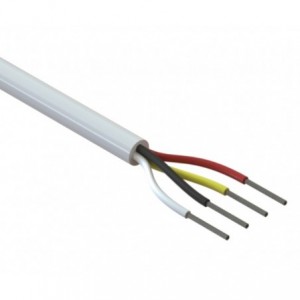 4C TEL/COM White Flex Cable - Debulk H444C22-WH
