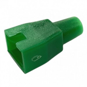 RJ45 BOOT FOR ROUND CABLE GREEN 27mm RJ45BGE2