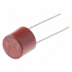 Fuse BI-PIN Radial F/BLOW NON-RESET 4A 250V 3701400000