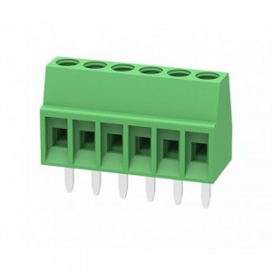 Screw Pcb Terminal Block Str 6W P2.54 Green DG308-2.54-06P-14-00A(H)