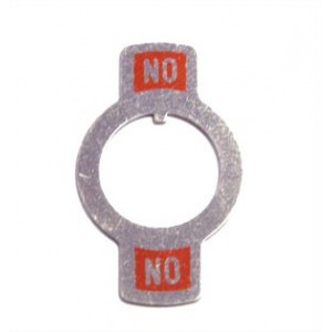 M12 Aluminium Legend Plate ON-ON 190711