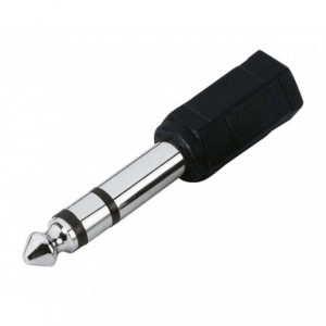 ADAPTER 6.3mm PLUG STEREO - 3.5mm SOCKET K306B