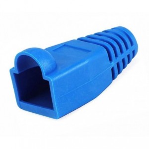 BOOT FOR RJ45 PLUG L-BL 28mm FOR 6.3mm ROUND CABLE RJ45SRB-L -BL