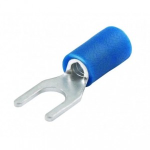 PRE-INSULATED FORK TERMINAL BLUE 3.7mm SV 2-3.5S